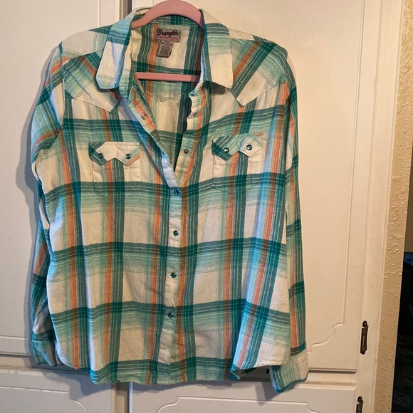 Vintage wrangler flannel - Picture 1 of 7